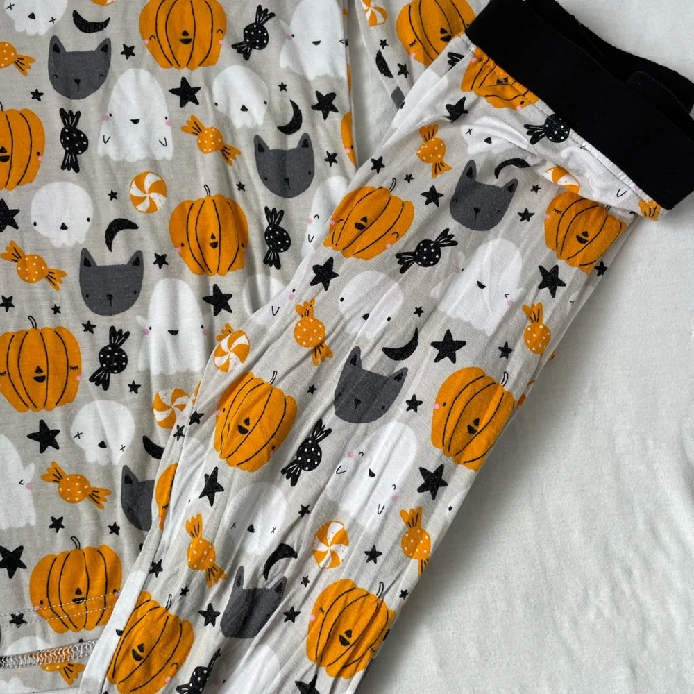 Little Sleepies Boo crew Halloween two piece bamboo viscose pajama set